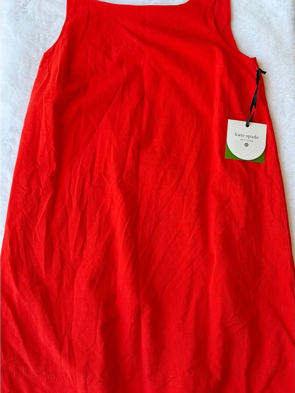 NWT Kate Spade  x Target Red Scallop Hem Mini Dress